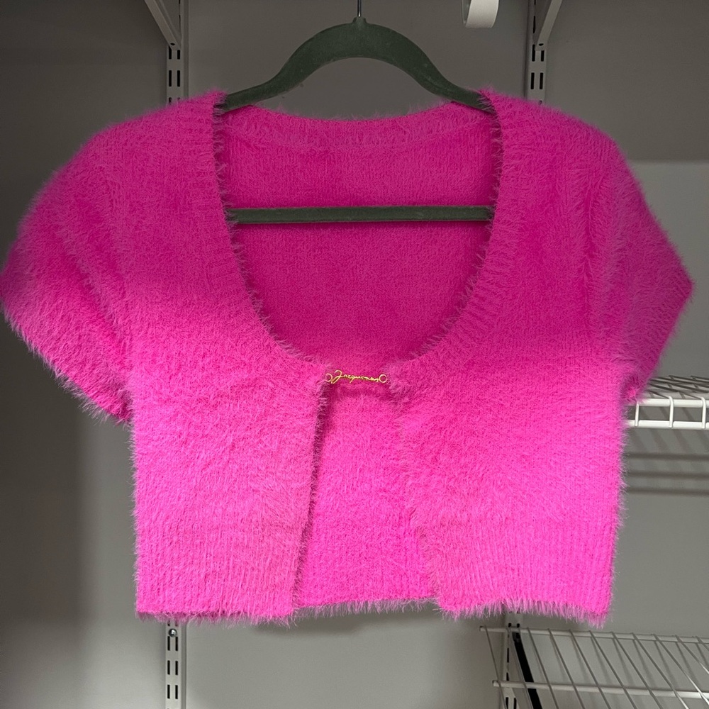 Jacquemus Pink Fuzzy Sweater